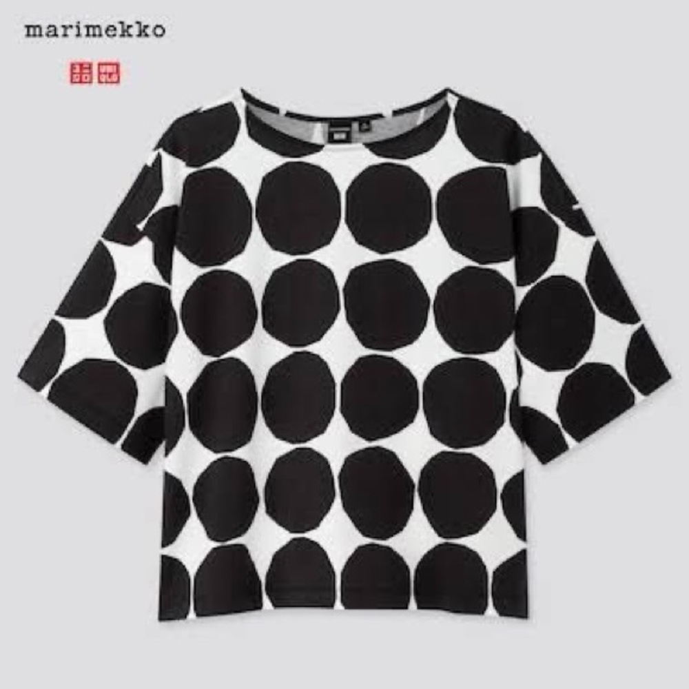 Uniqlo x Marimekko limited edition short sleeve boxy t-shirt
